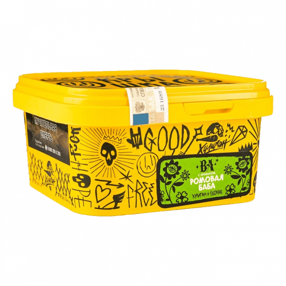 Табак Хулиган - BA (Ромовая Баба, 200 грамм) купить в Казани