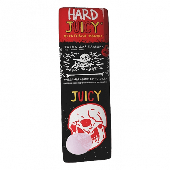Табак Хулиган Hard - Juicy (Фруктовая Жвачка, 200 грамм) купить в Казани