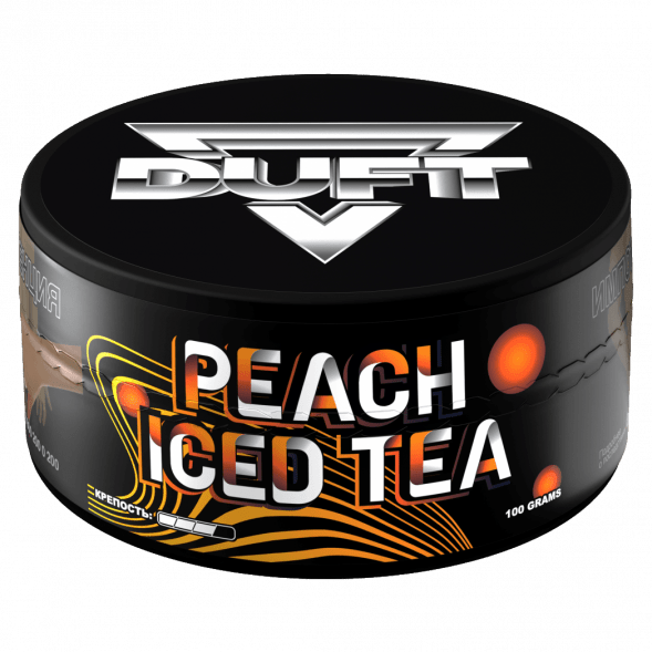 Табак Duft - Peach Iced Tea (Ледяной Персиковый Чай, 80 грамм) купить в Казани