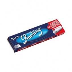 Бумага для самокруток Smoking - King Size Blue + Filter Tips (110х44 мм, 33 штуки)