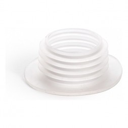 Уплотнитель для шахты d-45 SPD-12 (с юбочкой, белый, 45 мм)