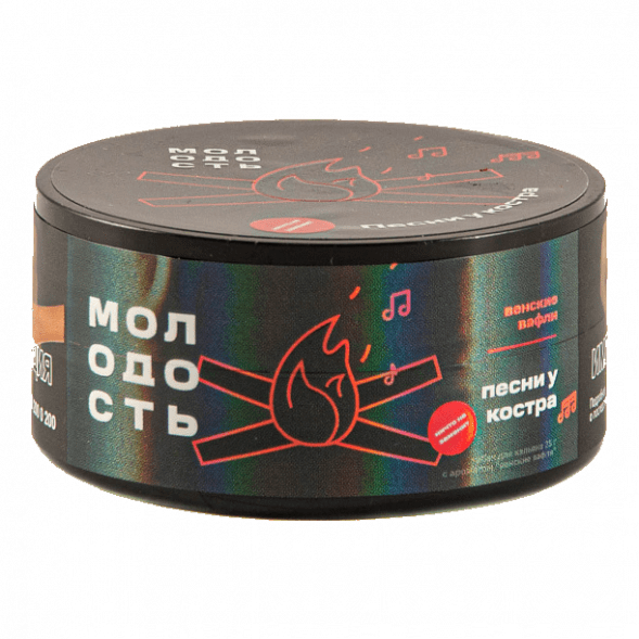 Табак Молодость - Песни у Костра (Венские Вафли, 25 грамм) купить в Казани