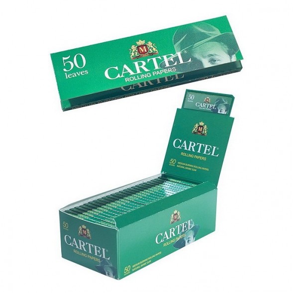 Бумага для самокруток Cartel - Green (50 штук) купить в Казани