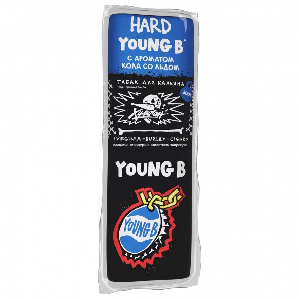Табак Хулиган Hard - Young B (Кола со Льдом, 200 грамм) купить в Казани