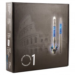 Кальян UNION - Fibonacci Акрил Голубой II (Без Колбы)