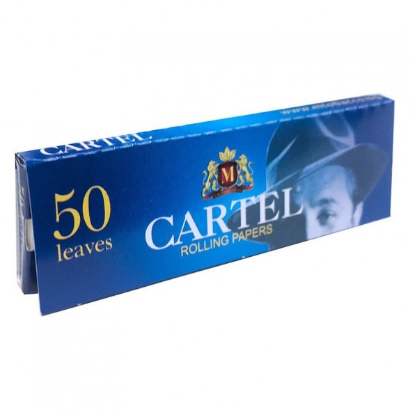 Бумага для самокруток Cartel - Blue (50 штук) купить в Казани