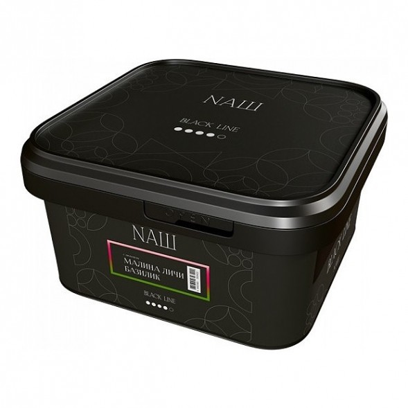 Табак NАШ BLACK - Малина Личи Базилик (200 грамм) купить в Казани