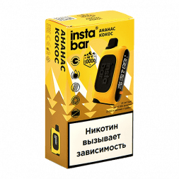 PLONQ INSTABAR WT - Ананас Кокос (Pineapple Coconut Ice, 10000 затяжек)