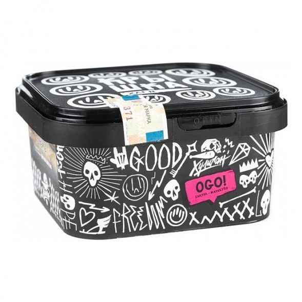 Табак Хулиган - OGO! (Сакура и Маракуйя, 200 грамм) купить в Казани