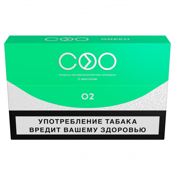 Стики COO - GREEN (Ментол, 10 пачек) купить в Казани