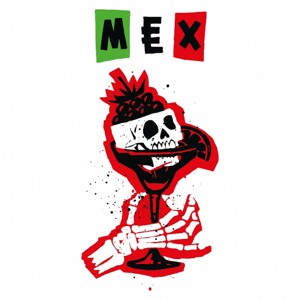 Табак Хулиган Hard - MEX (Ежевичная Маргарита, 25 грамм) купить в Казани