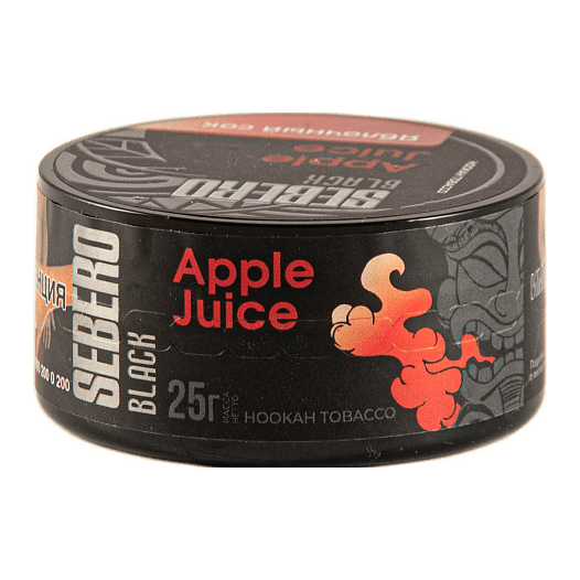 Табак Sebero Black - Apple Juice (Яблочный Сок, 25 грамм) купить в Казани
