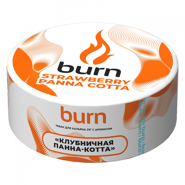 Табак Burn - Strawberry Panna-Cotta (Клубничная Панна-котта, 25 грамм) купить в Казани