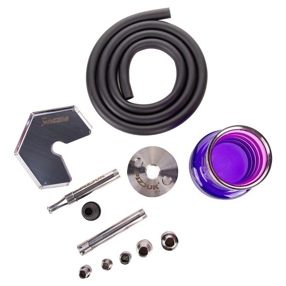 Кальян Pizduk PRO - Black-Bag (Фиолетово-Розовая Колба) купить в Казани