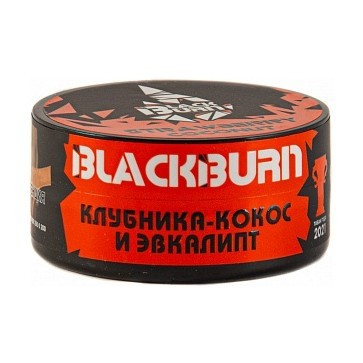 Табак BlackBurn - Strawberry Coconut (Клубника - Кокос и Эвкалипт, 25 грамм) купить в Казани